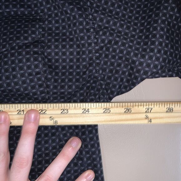 Panhandle Slim Men’s Pearl Snap Shirt Size XL Black Checker - Picture 4 of 6